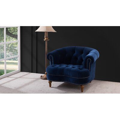 Blue Furniture Living Room, Tufted Accent Chair, Jennifer Taylor, Tufted Chair, Pink Sofa, Chair And A Half, Black Chair, Blue Living Room, Velvet Armchair