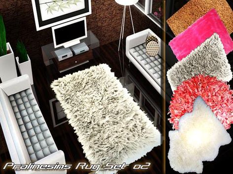 By Pralinesims Found in TSR Category 'Sims 3 Downloads' Sims 4 Fluffy Rug, Sims 4 Cc Fluffy Rug, Sims 4 Rugs Cc, Sims 4 Jobs, Sims 2 Cc, Cc Furniture, Sims 4 Bedroom, Sims 4 Expansions, Lovely Nails