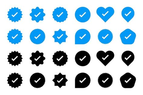 Verified badge profile social media acco... | Premium Vector #Freepik #vector #verify #good-quality #guarantee-badge #accept Verified Badge, Account Verification, Chief Marketing Officer, Power Of Social Media, Needful Things, Badge Design, Free Instagram, Premium Vector, Live Lokai Bracelet