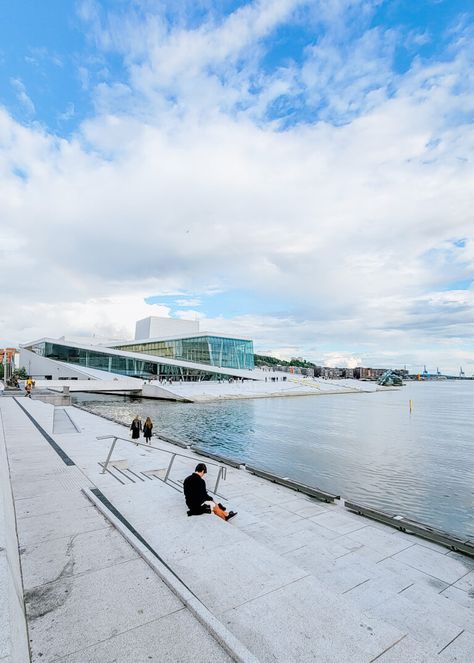 How to spend one day in Oslo Norway. An itinerary + tips for traveling to Oslo + where to stay. Oslo Summer, Oslo Opera House, Tips For Traveling, Viking Ship, Oslo Norway, Sculpture Park, Wear Sunscreen, South Pacific, National Museum