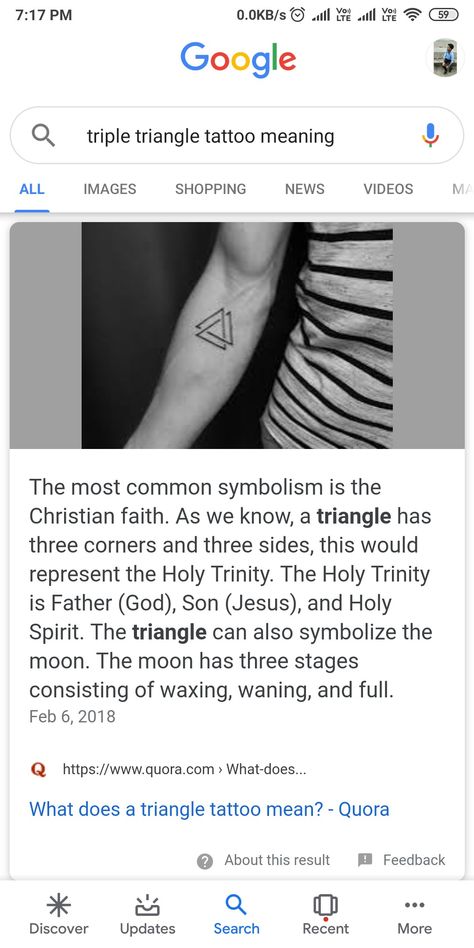 Triangle Tattoo Meaning, Holy Trinity Tattoo, Trinity Tattoo, Triangle Tattoos, Holy Trinity, Christian Faith, Triangle Tattoo, Tattoos