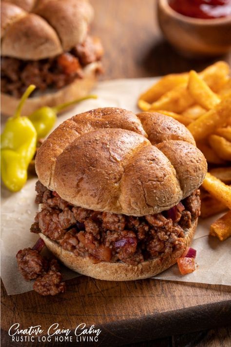 Sloppy Joe Canning Recipe, Canning Sloppy Joe Sauce With Meat, Canning Sloppy Joe Meat, Canning Sloppy Joe Sauce, Sloppy Joe Sauce Canning Recipe, Canning Meat, Canning Tomatoes Recipes, Cowboy Candy, Sloppy Joe Sauce