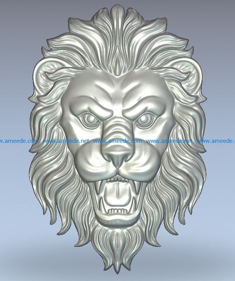 lion face 3d mug - Google Search 3d Cnc Wood Carving, Cnc 3d Design, 3d Cnc Design, Lion Wood Carving, Vector Art 3d, God Drawing, 3d Relief Art, Cnc Wood Carving, Cnc Engraving Machine