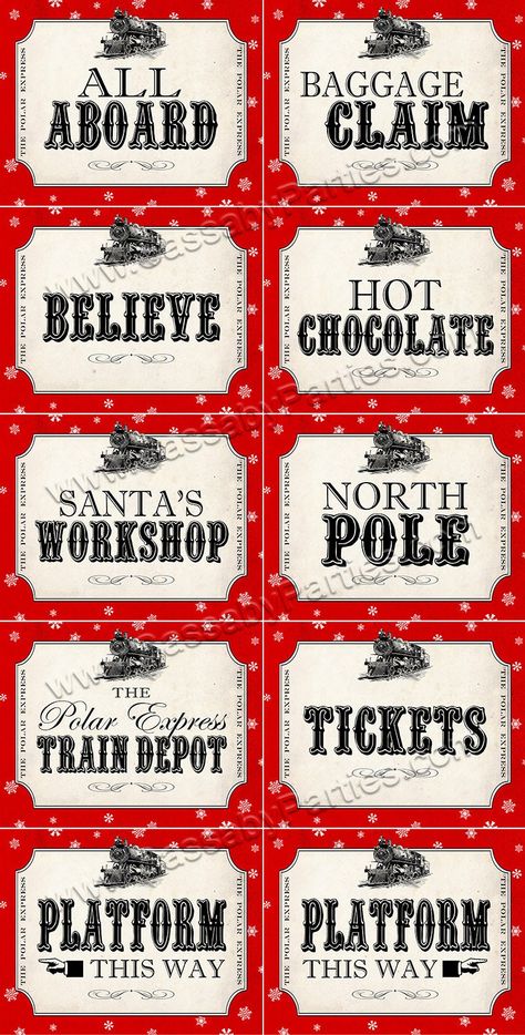 Polar Express Party Ideas For Classroom, Polar Express Games, Polar Express Crafts, Polar Express Ticket, Polar Bear Express, Polar Express Tickets, Polar Express Christmas Party, Polar Express Theme, Polar Express Movie