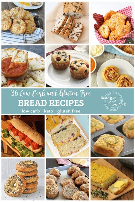 Low Carb Bread Recipes, Gluten Free Bread Recipes, Peace Love And Low Carb, Dinner Recipes Healthy Low Carb, Low Fat Low Carb, Low Carb Low Fat Recipes, Lowest Carb Bread Recipe, Gluten Free Recipes Bread, Low Carb Chicken Recipes