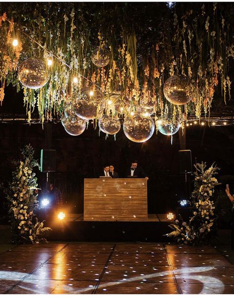 Electric Disco, Cocktail Decoration, Disco Wedding, Wedding Ceiling, Old Hollywood Wedding, Prom Themes, New Years Wedding, Disco Theme, Ibiza Wedding