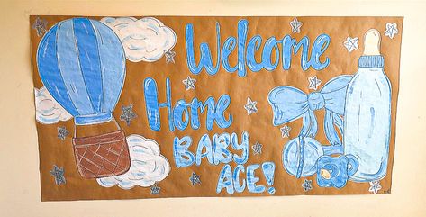 Painted Butcher Paper Banner, Happy Birthday Banners Painted, Baby Shower Banner Ideas, Birthday Banners Painted, Baby Shower Painted Banner, Brown Paper Painted Banner, Hand Painted Kraft Paper Banner, Kraft Paper Banner, Baby Shower Banners