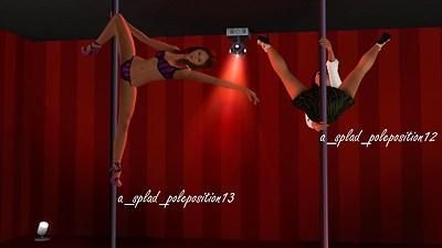 Mod The Sims - Pole Position -- A Pole Dancing Pose Set Sims 4 Cc Pole Dance, Sims 4 Pole Dance, Sims 4 Drum Poses, Sims 4 Pole Dance Animation, Sims 4 Dance Animation Mod, Dance Pose Sims 4, Dancing Pose, Sims 3 Mods, Sims Community