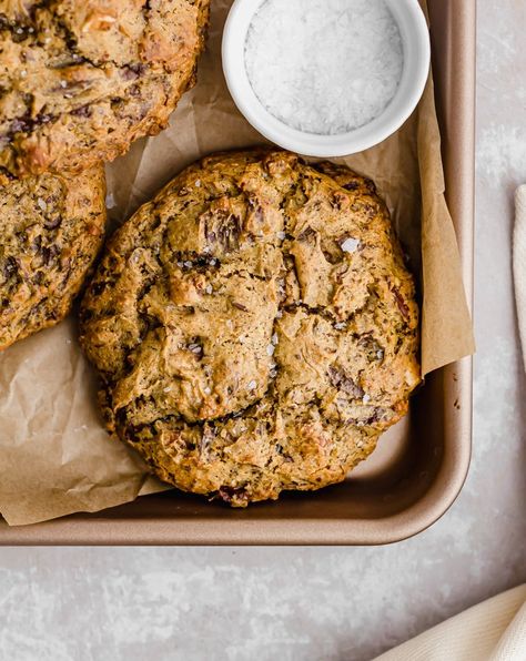 Pumpkin Levain Cookies, Pumpkin Granola Bars, Crumbl Copycat, Levain Cookies, Seasonal Baking, Levain Bakery, Pumpkin Chocolate Chip, Ginger Nut, Food Aesthetics