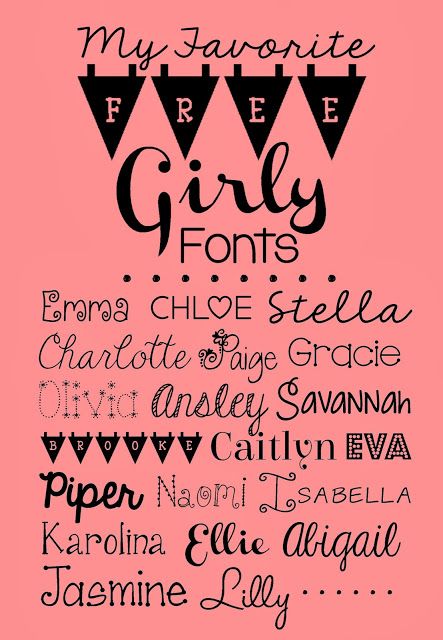 My Favorite FREE Girly Fonts for Download - Click to Download for FREE from Sweet Leigh Mama Police Font, Girly Fonts, Scrapbook Fonts, Computer Font, Silhouette Fonts, Fancy Fonts, Favorite Fonts, Mommy Blog, Cricut Fonts