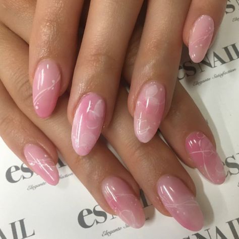 Rose Quartz Nails. Oval Nails. Acrylic Nails. Rose Quartz Nails, Oval Acrylic Nails, Manicured Nails, Nails Oval, Quartz Nails, Natural Nail Art, Glitter Nails Acrylic, Quartz Nail, Uñas Acrilicas