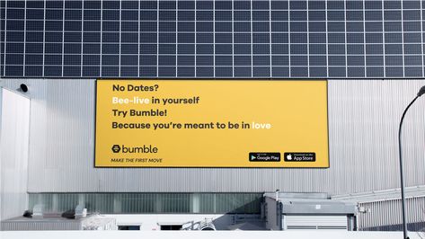 Spec Ad | Bumble | ADManiac Competition - Fueler Making The First Move, Create Ads, Dynamic Duo, Content Writing, Your Profile, Creative Thinking, Social Networks, You Tried, Social Network