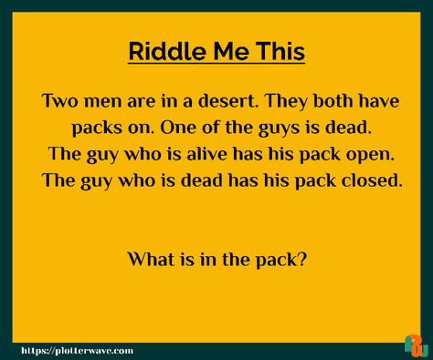 Riddle me this - Plotterwave.com Riddle Me This, One Of The Guys, Two Men, Riddles