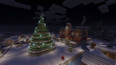 Minecraft Nostalgia, Minecraft Aesthetic, Map Minecraft, Minecraft Pictures, Christmas Apps, Nostalgic Pictures, Minecraft Christmas, Christmas World, Nostalgia Core