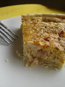 The French Fork: Something Different: Tuna Quiche Tuna Quiche Recipe, Tuna Quiche, Pies Savory, Savoury Tarts, Canned Fish, Quiche Recipes Easy, African Cooking, Crustless Quiche, Food Fish