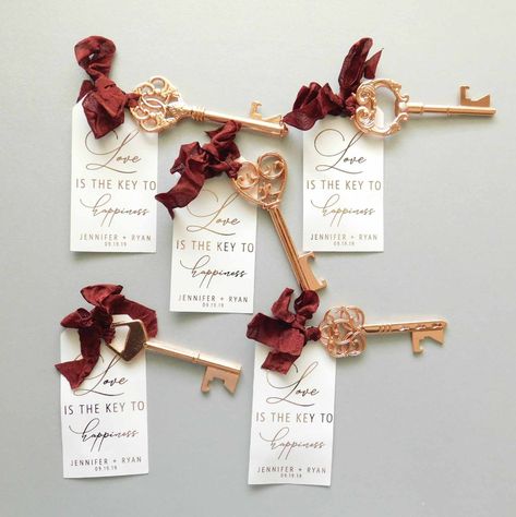 Key Wedding Favors, Gold Skeleton, Bottle Opener Favors, Wedding Bottle Opener Favors, Wedding Bottle Opener, Wedding Stills, Wedding Favors And Gifts, Key Bottle Opener, Gifts For Guests