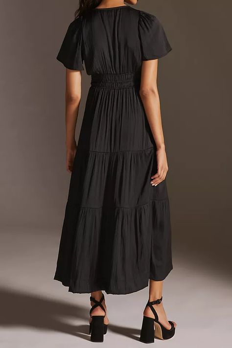 The Somerset Maxi Dress, Anthropologie Somerset Maxi Dress, Somerset Maxi Dress, Black Maxi, Anthropologie Dress, Black Fits, Black Maxi Dress, Somerset, Pullover Styling