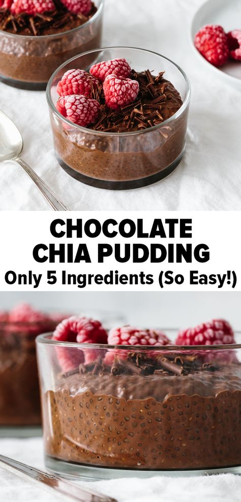 Chia Dessert, Chia Pudding Vegan, Chocolate Chia Seed Pudding, Chia Pudding Recipe, Pudding Chia, Cheesecake Vegan, Healthy Dessert Recipes Easy, Chia Seed Recipes Pudding, Chia Recipe