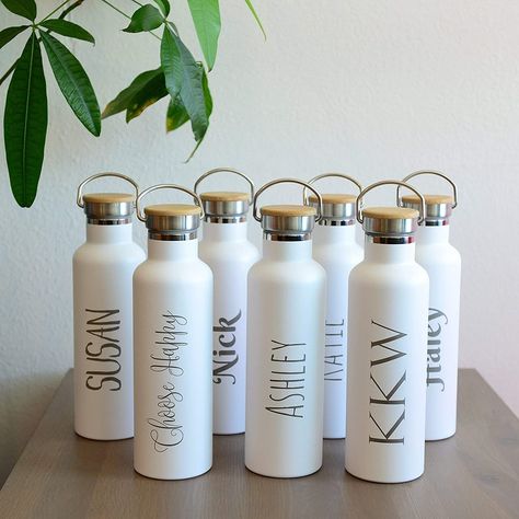 Customised Water Bottles, Power Coating, Blank Bottle, Gift Valentine, Decorated Water Bottles, Insulated Bottle, Amazon Handmade, Personalized Tumblers, Stainless Steel Bottle