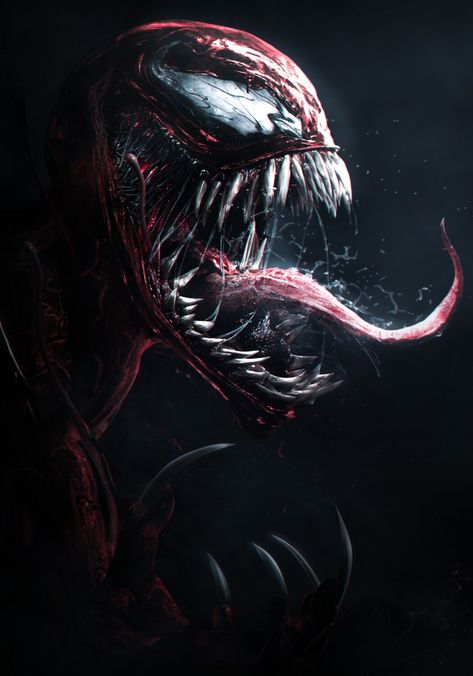 VENOM 2 - CARNAGE, Mizuri Official Let There Be Carnage, Venom 2, Marvel Comics Artwork, Carnage Marvel, Marvel Comics Funny, Symbiotes Marvel, Venom Art, Venom Comics, Marvel Venom