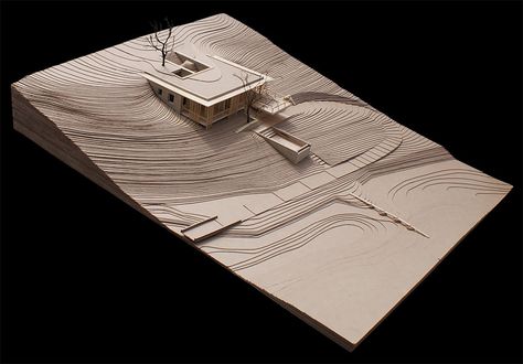 Contour Model Architecture, Garde Corps Design, Maquette Architecture, Site Model, Model Architecture, Archi Design, Architectural Model, Landscape Model, Arch Model