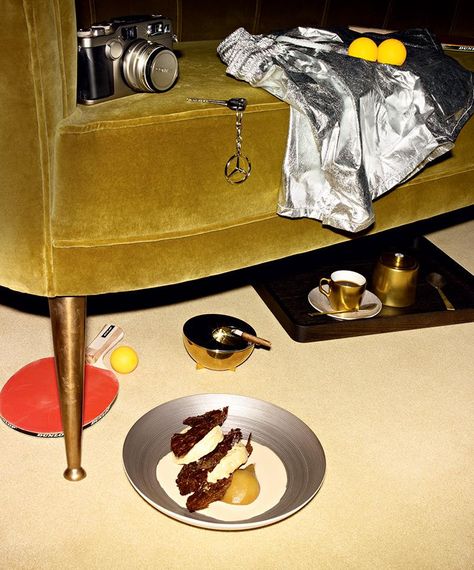 Artist’s Palate: Juergen Teller’s tobacco ice cream Art Direction Aesthetic, Foto Props, Juergen Teller, Wallpaper Magazine, Foto Art, Flash Photography, Mellow Yellow, On The Floor, Kate Moss