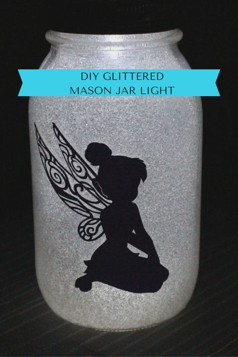 Fairy Jars Diy, Fairy Mason Jars, Mason Jar Fairy Lights, Glow Jars, Mason Jar Light, Glitter Mason Jars, Mason Jar Projects, Fairy Jars, Jar Ideas