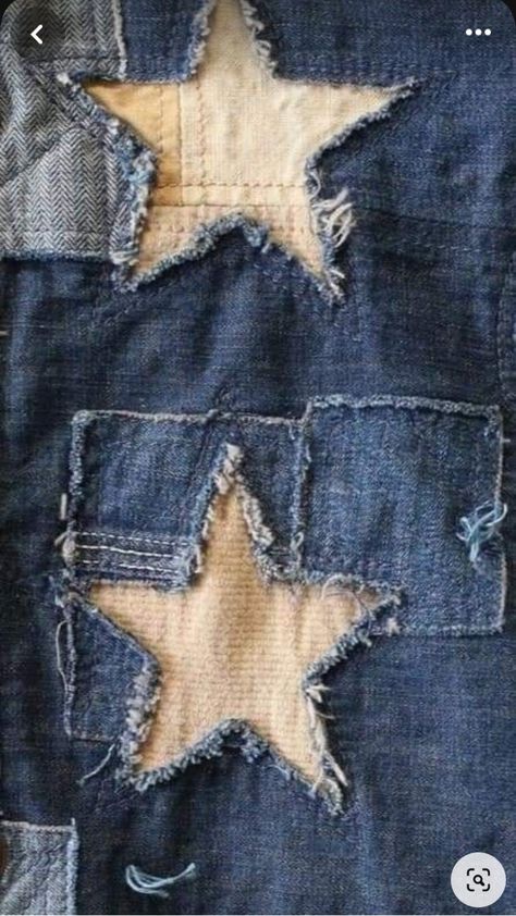 Artisanats Denim, Ropa Upcycling, Nautical Flag, Diy Jeans, Nautical Flags, Denim Art, Denim Projects, Denim Ideas, Recycled Jeans