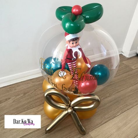 #itsadarkowacreation #elf #elfontheshelf #elfballoon #christmas #kidchristmas #balloons #balloonartist Arrival Elf On The Shelf, Elf Trap, Christmas Gift Videos, Elf On The Shelf Arrival, Elf Arrival, Christmas Preparation, Balloon Ideas, Green Balloon, Christmas Balloons