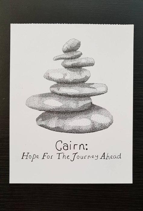 Stacked Rocks Drawing, Stacked Rocks Tattoo, Rock Stack Tattoo, Rock Cairn Tattoo, Cairn Drawing, Rock Tattoo Nature, Cairn Tattoo, Rocks Tattoo, Stipple Art