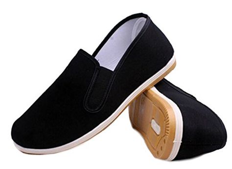 DADAWEN Kung-Fu Martial Arts Tai-Chi Shoes with Soft Cushion Layers Sew by Hand -UK Size 2 Fashion Shoes Men, Kung Fu Shoes, Martial Arts Shoes, Driver Shoes, Kung Fu Martial Arts, Wedding Casual, Canvas Slip On Shoes, Casual Dress Shoes, Shoes Handmade