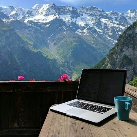 Work Vision Board, Career Vision Board, Digital Nomad Life, Digital Nomad Lifestyle, Life Vision Board, Vision Board Inspiration, Swiss Alps, Digital Nomad, Remote Jobs