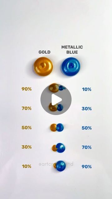 Color Mixing Palette, Blue Color Combinations, Colour Mixing, Gold And Blue, Shades Of Gold, Art Craft, Color Combination, Color Combinations, Color Mixing