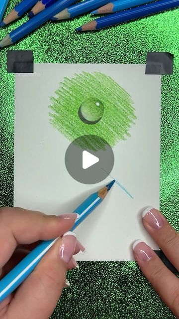 Nursema Altuntas on Instagram: "Drop Drawing Tutorial 💧  #dropdrawing #drawing #drawingtutorial #artist #creative" Simple Drawing Ideas Colourful, Simple Colour Pencil Drawings, Colour Wheel Ideas Creative, Colourful Drawing Ideas, Drawing Ideas Videos, Watercolor Advanced, Colourful Drawing Ideas Creative, Drop Drawing, Grandkid Crafts