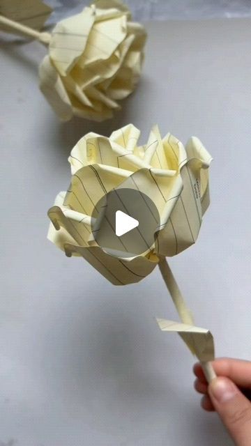 Diwali Craft, Ribbon Gift, Paper Rose, April 29, Paper Roses, Gift Wrapping Paper, Craft Videos, Flower Making, Diwali