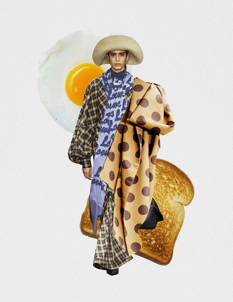 Mixed Media Fashion Illustration, Loewe Illustration, Loewe Campaign, Collage Fashion, Textiles Sketchbook, Fashion Illustration Collage, Fashion Campaign, Illustration Styles, Magazine Collage