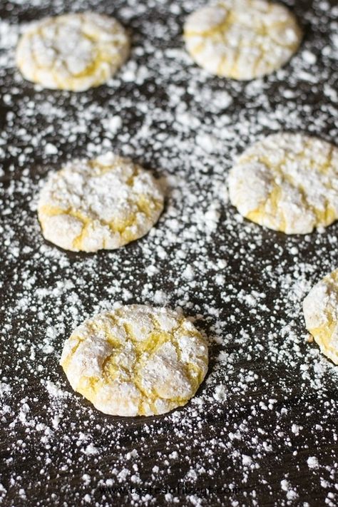 4 ingredients make up these delightfully simple Lemon Cool Whip Cookies.. Lemon Cool Whip, Sunday Baking, Cool Whip Cookies, Christmas Cookie Bars, Heavenly Desserts, Pineapple Cookies, Lemon Cookie, Lemon Crinkle Cookies, Pineapple Desserts