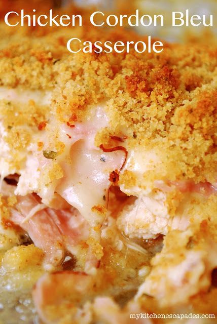 Indulge yourself with this easy, creamy, delicious Chicken Cordon Bleu Casserole for dinner. Kids, husbands, and wives a like are sure to LOVE this dish! Chicken Cordon Bleu Casserole Recipe, Easy Chicken Cordon Bleu, Cordon Bleu Casserole, Chicken Cordon Bleu Casserole, Ground Beef Stroganoff, Quick Bites, Chicken Cordon, Chicken Cordon Bleu, Easy Casserole Recipes