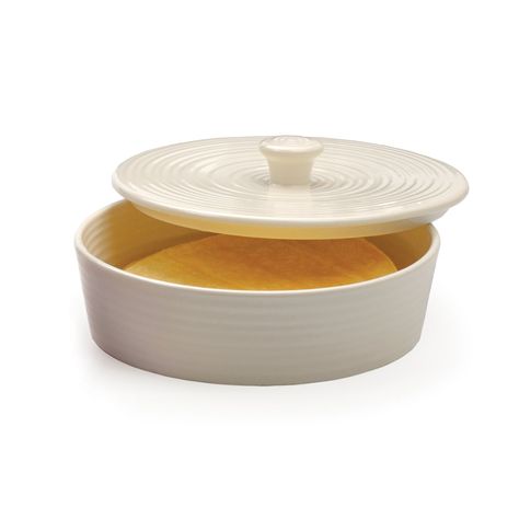 RSVP Stoneware Tortilla Warmer White 8inch >>> Check this awesome product by going to the link at the image. (This is an affiliate link) Tortilla Bread, Pancake Warmer, Tortilla Warmer, Beer Keg, Fruit Bread, Baked Brie, Dessert Appetizers, Bread Basket, Cast Iron Cookware