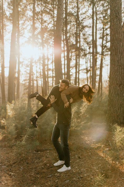 Outdoor Photoshoot For Couples, Forest Photo Shoot Couples, Couple In The Woods Photography, Couple Photoshoot Woods Forests, Forest Photoshoot Ideas Couple, Couple In Forest Photography, Couple In Nature Photo Ideas, Cute Couple Outdoor Pictures, Forest Couple Photoshoot Moody