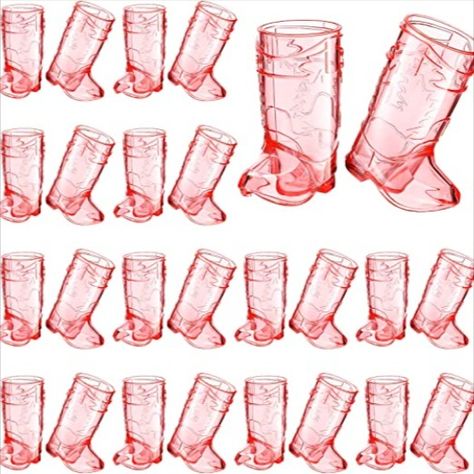 Boot Shot Glasses, Cowgirl Party Favors, Cowgirl Party Decorations, Bachelorette Shots, Cowboy Party Decorations, Mini Cowboy, Western Bachelorette, Cowgirl Bachelorette Parties, Western Style Wedding