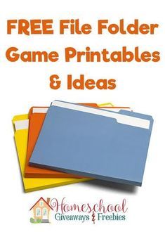 FREE File Folder Game Printables and Ideas | Free Homeschool Deals © Kindergarten Reading Books, File Folder Games Free, Fun File Folders, File Folder Games Preschool, Music Therapy Activities, Folder Activities, File Folder Activities, Trendy Music, File Folder Games