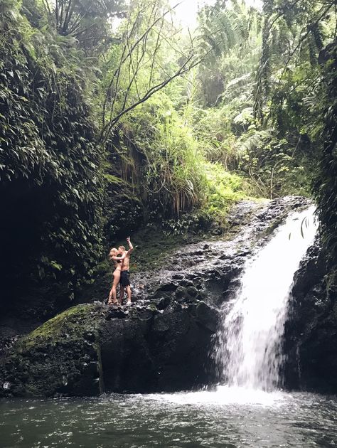 Maunawili Falls Oahu, Hawaii hike Oahu Hikes, Hawaii Hikes, Waterfall Hikes, Oahu, Hawaii, Hiking, Water