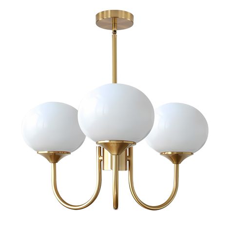 BOKT Mid Century Modern 3-Light Globe Chandelier Pendant Light Fixture Brass Gold Milk Glass Ball Sputnik Chandelier Flush Mount Large Dining Kitchen Island Pendant Lighting : Amazon.ca: Tools & Home Improvement Fixture Brass, Milk Glass Pendant, Milk Glass Pendant Light, Gold Milk, Ball Chandelier, Chandelier Vintage, Brass Light Fixture, Island Pendant Lights, Kitchen Island Lighting Pendant