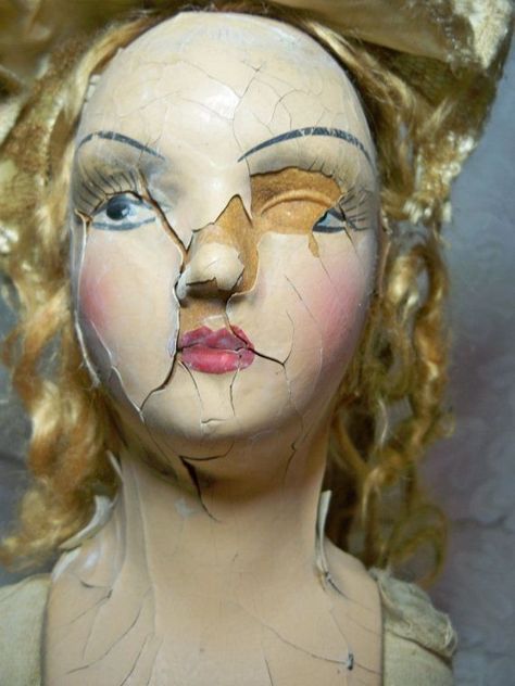 Broken Doll Costume, Broken Doll Makeup, Broken Doll, Rose Window, Doll Faces, Victorian Dolls, Doll Makeup, Dolls Houses, Doll Vintage