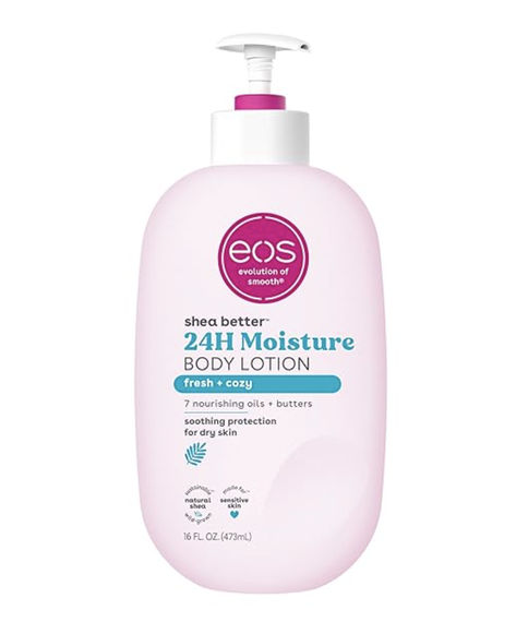 eos Shea Better Body Lotion- Fresh & Cozy, 24-Hour Moisture Skin Care, Lightweight & Non-Greasy, Made with Natural Shea Fresh And Cozy Eos, Eos Lotion Fresh And Cozy, Eos Lotion Fresh And Cozy Combo, Eos Body Lotion, Eos Lotion, Christmas Basket, Better Body, Bday Gift, Smell Goods