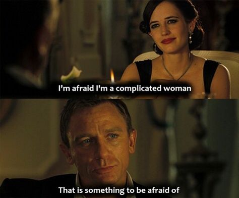 Casino Royale 2006  Daniel Craig as James Bond Eva Green as Vesper Lynd James Bond Quotes, 007 Casino Royale, Bond Quotes, Best Movie Lines, Daniel Craig James Bond, James Bond Movies, Bond Girls, Gothic Romance, Bond Films