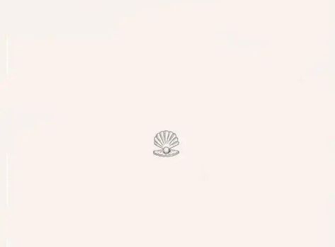 Minimalistic Tattoo Ideas, Pearl Tattoo, Soft Tattoo, Shell Tattoo, Minimalistic Tattoo, Seashell Tattoos, Small Chest Tattoos, Shell Tattoos, Matching Best Friend Tattoos