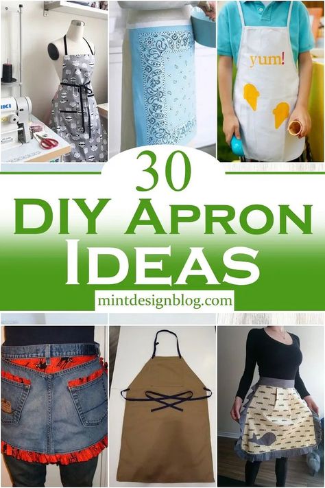 Diy Leather Apron, Diy Apron Ideas, Diy Jewelry Case, Diy Aprons, Flirty Aprons, Vintage Style Aprons, Apron Ideas, Diy Apron, Toddler Apron