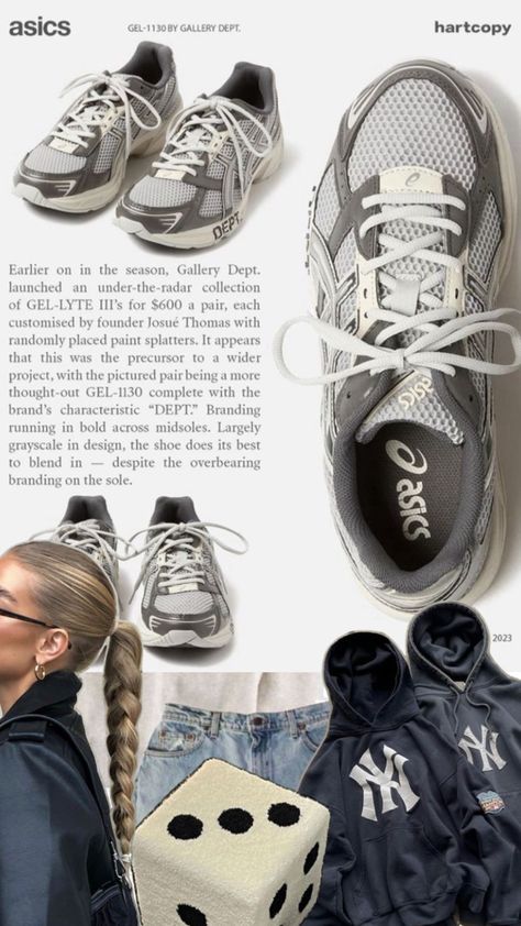 ASICS | trendy shoes | aesthetic | women’s sneakers | vibe inspo Shoes Aesthetic Women, Shoes Aesthetic, Aesthetic Women, Trendy Shoes, Cute Shoes, Collage, Sneakers